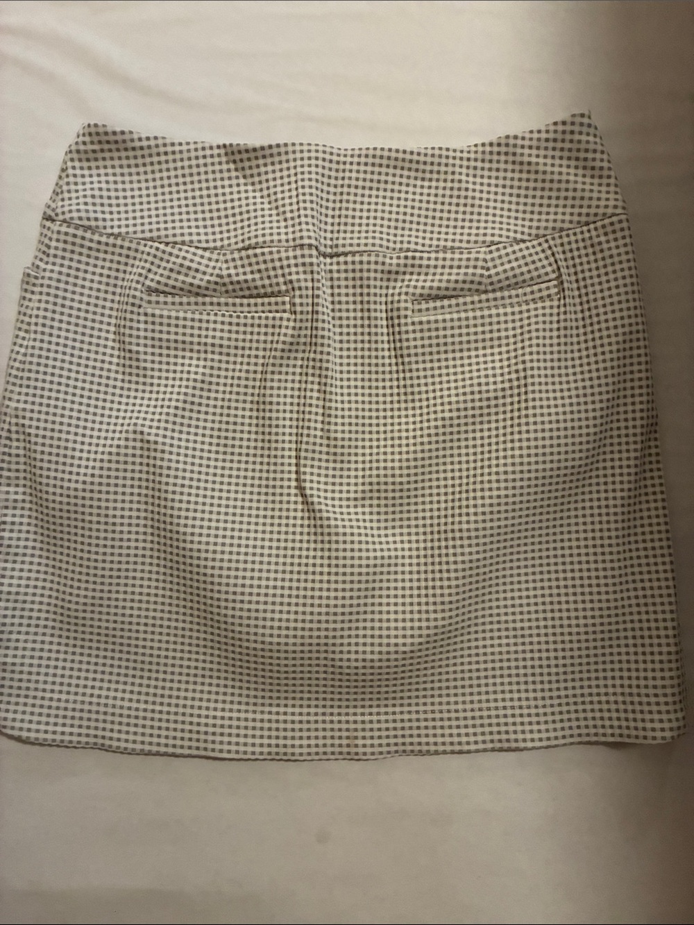 Classic Black-and-White Check Pencil Skort - Picture 3 of 7